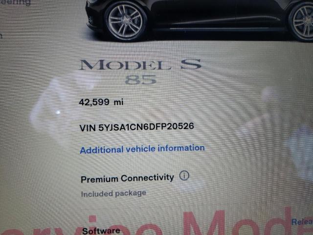 Photo 8 VIN: 5YJSA1CN6DFP20526 - TESLA MODEL S 