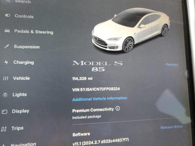 Photo 8 VIN: 5YJSA1CN7DFP08224 - TESLA MODEL S 