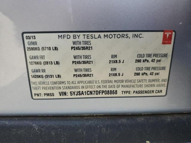 Photo 11 VIN: 5YJSA1CN7DFP08868 - TESLA MODEL S 