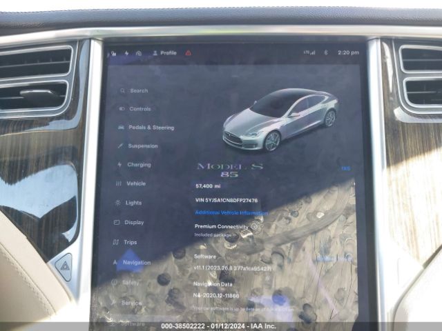 Photo 6 VIN: 5YJSA1CN8DFP27476 - TESLA MODEL S 