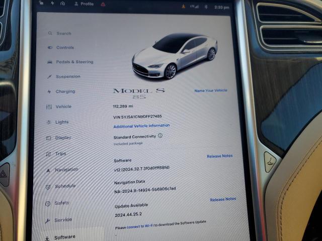 Photo 8 VIN: 5YJSA1CN9DFP27485 - TESLA MODEL S 