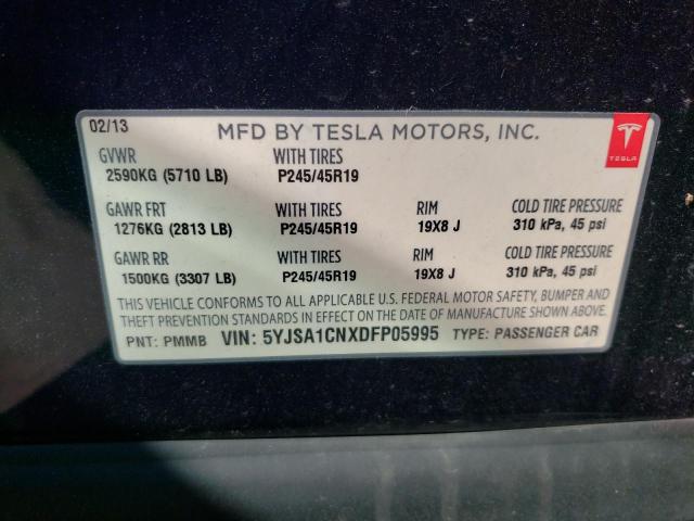 Photo 11 VIN: 5YJSA1CNXDFP05995 - TESLA MODEL S 