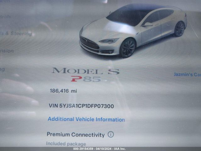 Photo 6 VIN: 5YJSA1CP1DFP07300 - TESLA MODEL S 