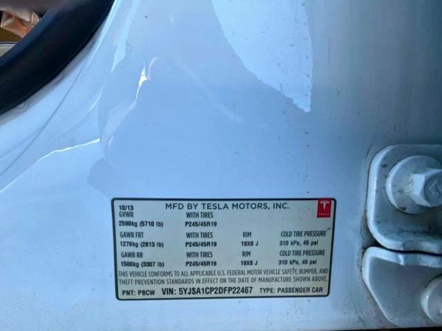 Photo 9 VIN: 5YJSA1CP2DFP22467 - TESLA MODEL S 