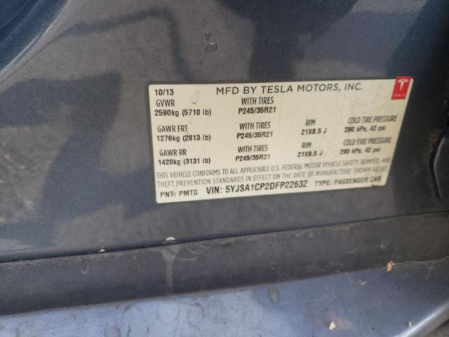 Photo 11 VIN: 5YJSA1CP2DFP22632 - TESLA MODEL S 