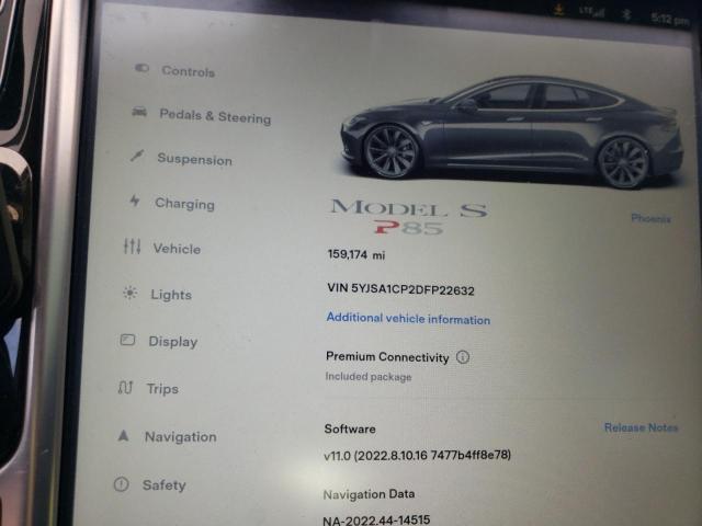 Photo 8 VIN: 5YJSA1CP2DFP22632 - TESLA MODEL S 