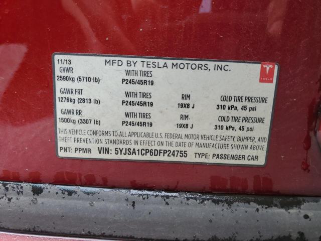 Photo 11 VIN: 5YJSA1CP6DFP24755 - TESLA MODEL S 