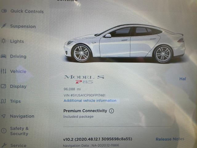 Photo 7 VIN: 5YJSA1CP9DFP17461 - TESLA MODEL S 