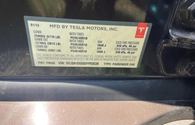 Photo 9 VIN: 5YJSA1DG5DFP03538 - TESLA MODEL S 