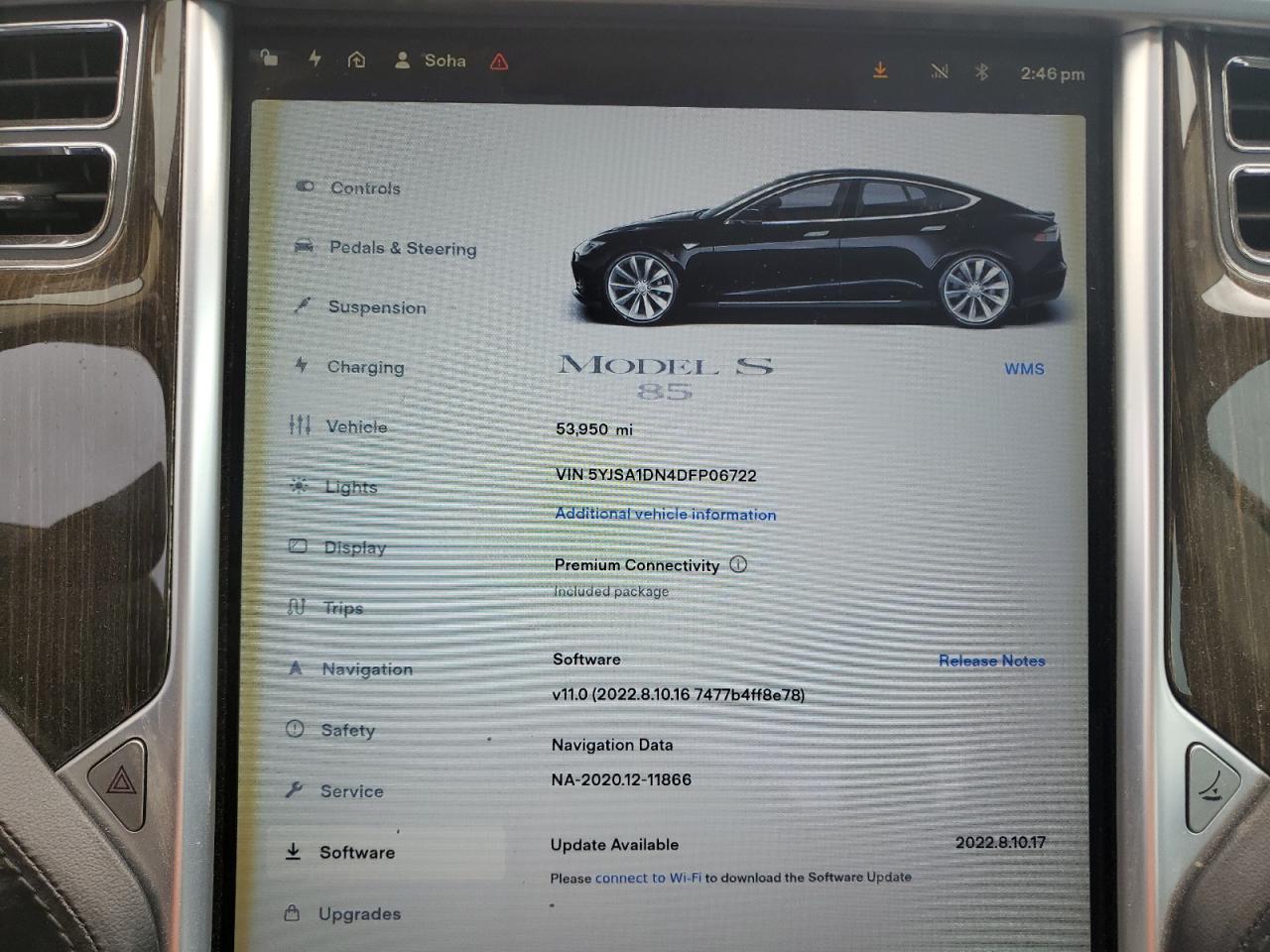 Photo 9 VIN: 5YJSA1DN4DFP06722 - TESLA MODEL S 