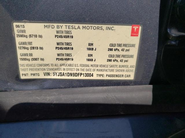 Photo 11 VIN: 5YJSA1DN9DFP13004 - TESLA MODEL S 