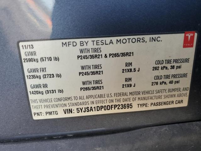 Photo 11 VIN: 5YJSA1DP0DFP23695 - TESLA MODEL S 