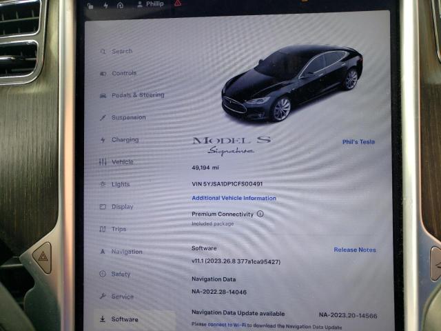 Photo 8 VIN: 5YJSA1DP1CFS00491 - TESLA MODEL S 