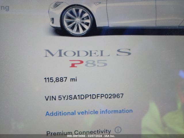 Photo 6 VIN: 5YJSA1DP1DFP02967 - TESLA MODEL S 