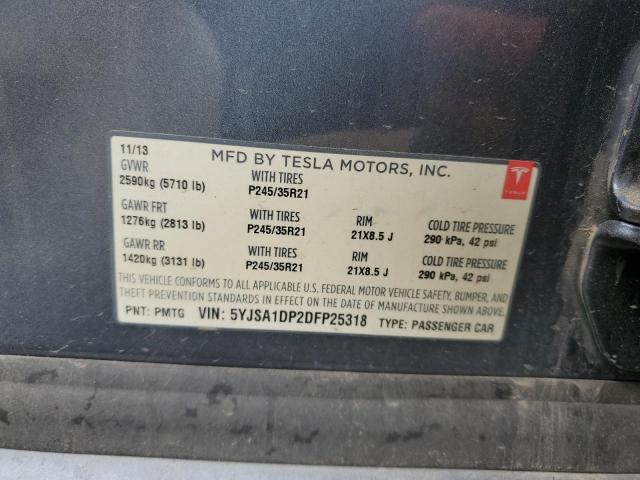 Photo 11 VIN: 5YJSA1DP2DFP25318 - TESLA MODEL S 