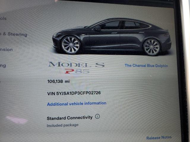 Photo 8 VIN: 5YJSA1DP3CFP02726 - TESLA MODEL S 