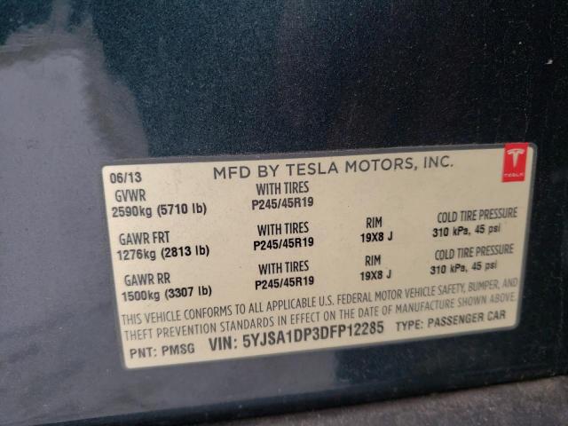 Photo 9 VIN: 5YJSA1DP3DFP12285 - TESLA MODEL S 