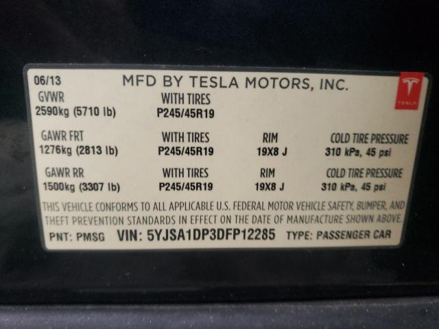 Photo 9 VIN: 5YJSA1DP3DFP12285 - TESLA MODEL S 