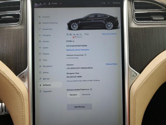 Photo 8 VIN: 5YJSA1DP4DFP05636 - TESLA MODEL S 