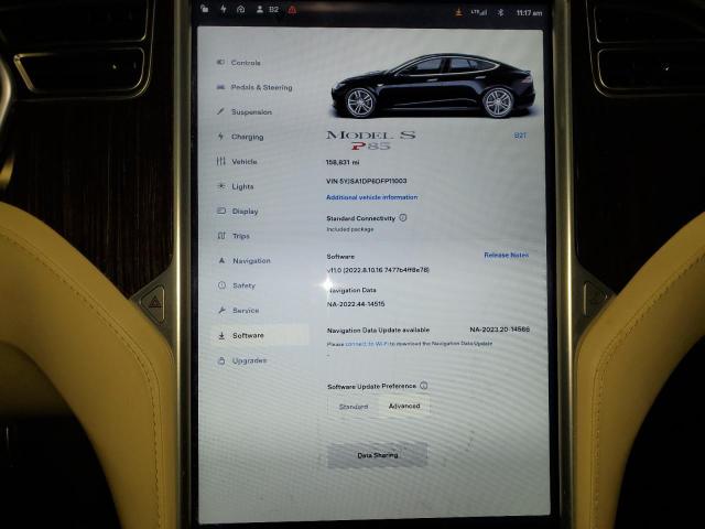 Photo 8 VIN: 5YJSA1DP6DFP11003 - TESLA MODEL S 