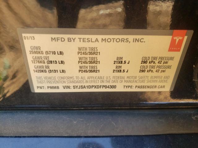 Photo 9 VIN: 5YJSA1DPXDFP04300 - TESLA MODEL S 