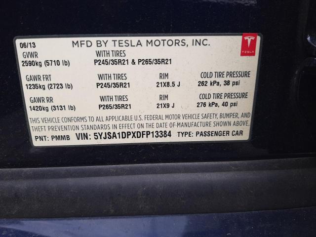 Photo 11 VIN: 5YJSA1DPXDFP13384 - TESLA MODEL S 