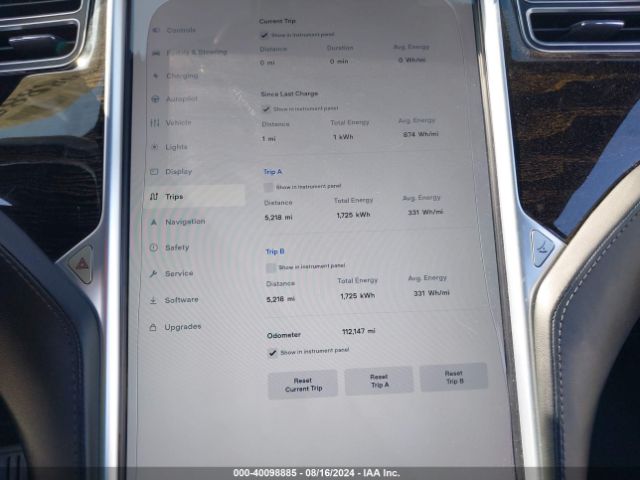 Photo 6 VIN: 5YJSA1E11GF148876 - TESLA MODEL S 