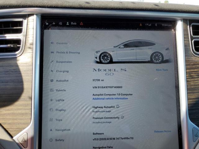 Photo 8 VIN: 5YJSA1E11GF149882 - TESLA MODEL S 