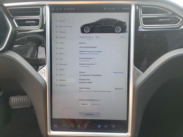 Photo 8 VIN: 5YJSA1E11HF208933 - TESLA MODEL S 