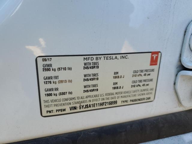 Photo 11 VIN: 5YJSA1E11HF216899 - TESLA MODEL S 