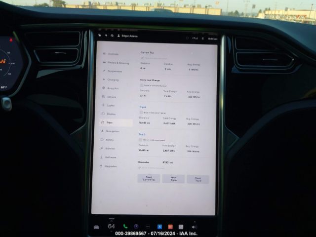 Photo 6 VIN: 5YJSA1E12HF215812 - TESLA MODEL S 