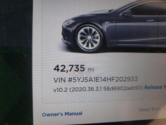 Photo 7 VIN: 5YJSA1E14HF202933 - TESLA MODEL S 