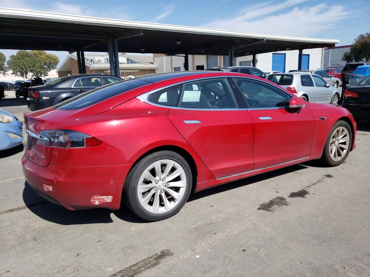 Photo 2 VIN: 5YJSA1E15HF198732 - TESLA MODEL S 