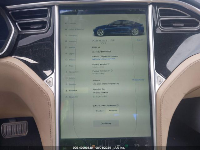 Photo 6 VIN: 5YJSA1E17FF115525 - TESLA MODEL S 