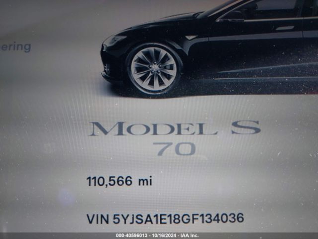 Photo 6 VIN: 5YJSA1E18GF134036 - TESLA MODEL S 