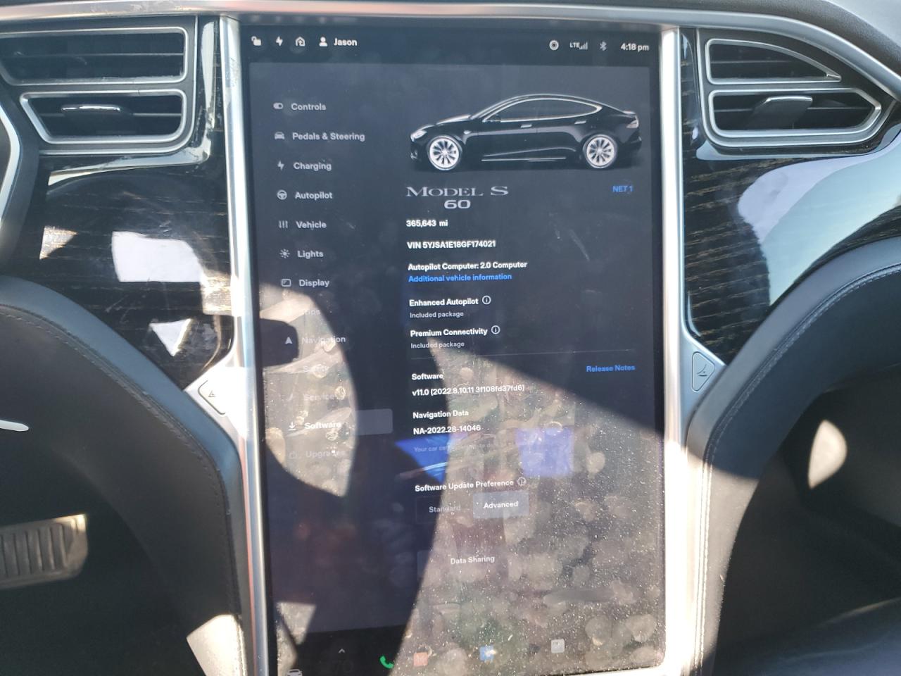 Photo 9 VIN: 5YJSA1E18GF174021 - TESLA MODEL S 