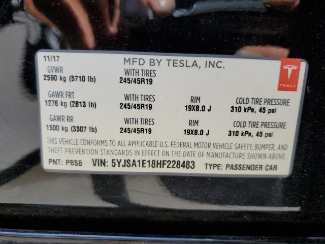 Photo 11 VIN: 5YJSA1E18HF228483 - TESLA MODEL S 