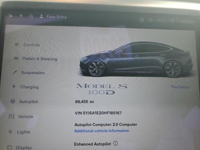 Photo 7 VIN: 5YJSA1E20HF185167 - TESLA MODEL S 