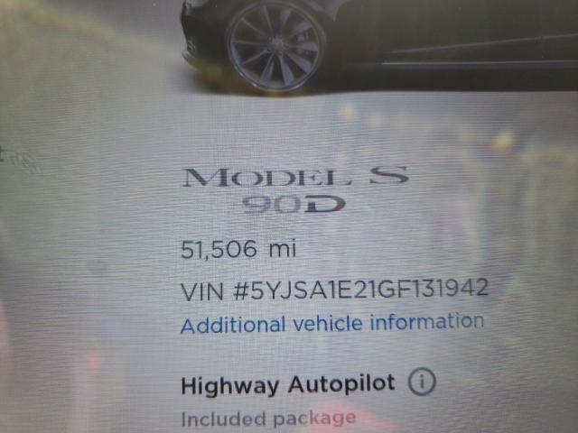 Photo 7 VIN: 5YJSA1E21GF131942 - TESLA MODEL S 