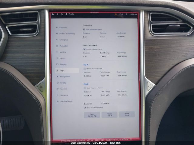 Photo 6 VIN: 5YJSA1E21GF150426 - TESLA MODEL S 