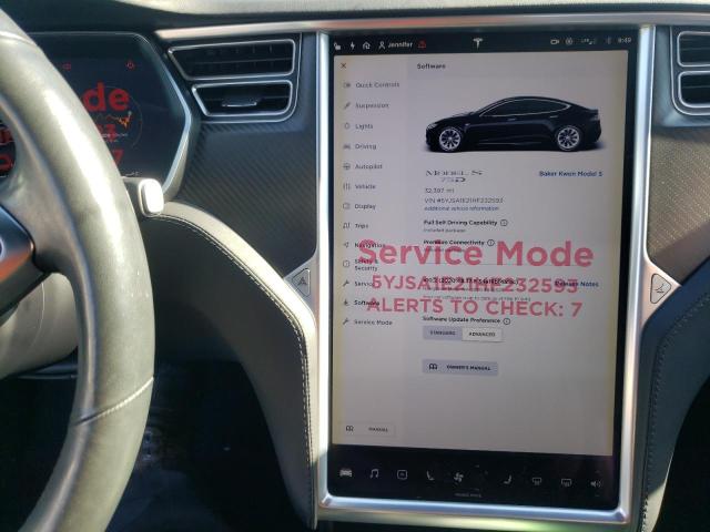 Photo 8 VIN: 5YJSA1E21HF232593 - TESLA MODEL S 