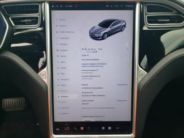 Photo 8 VIN: 5YJSA1E21JF248976 - TESLA MODEL S 