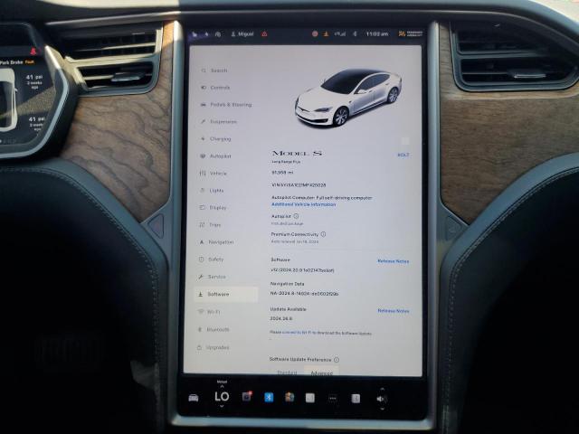 Photo 8 VIN: 5YJSA1E21MF425028 - TESLA MODEL S 