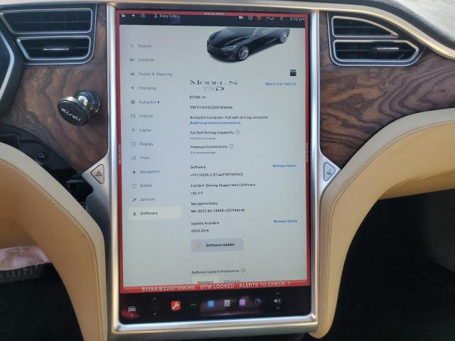 Photo 8 VIN: 5YJSA1E22GF169096 - TESLA MODEL S 