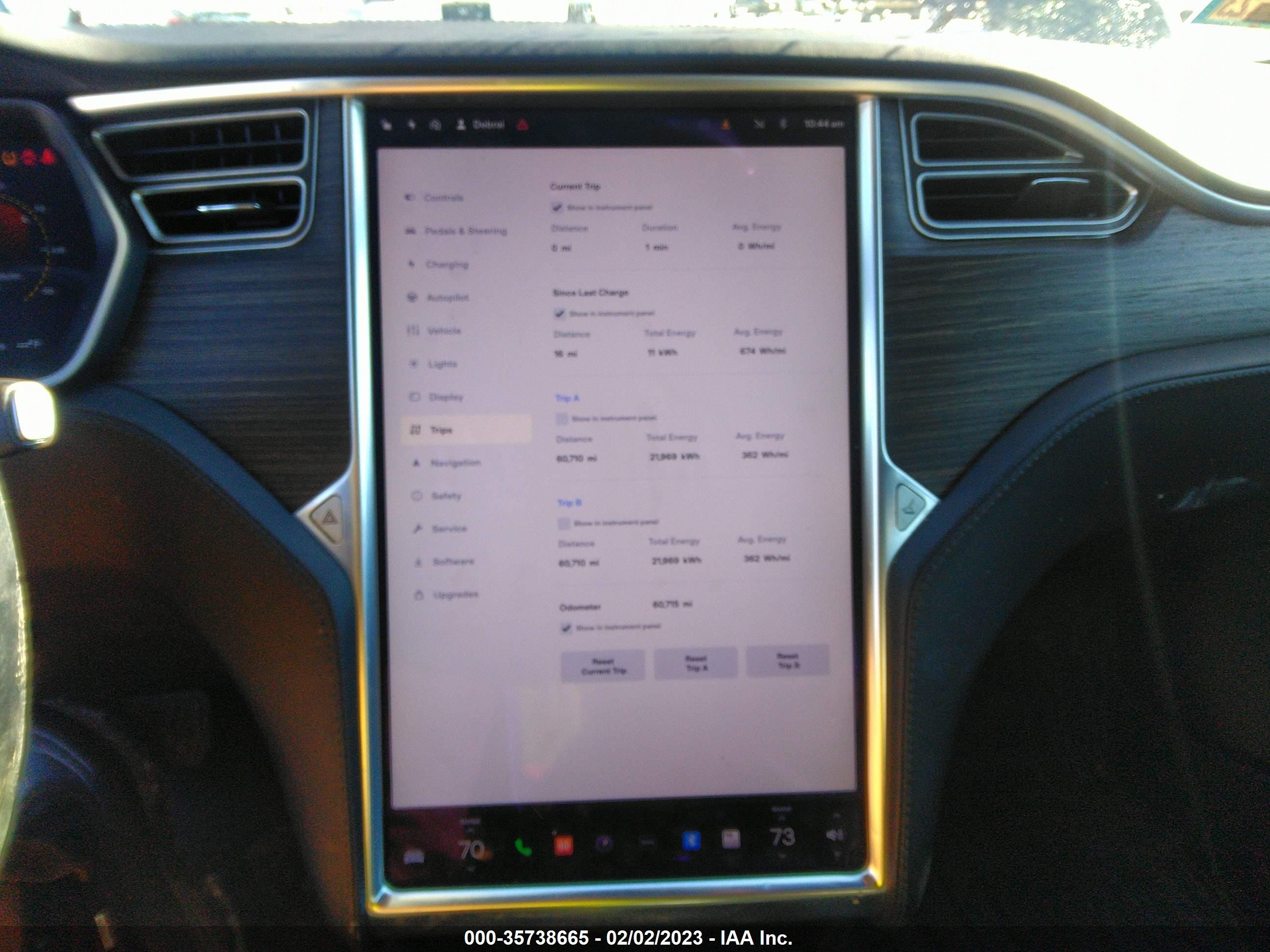 Photo 7 VIN: 5YJSA1E22GF174301 - TESLA MODEL S 