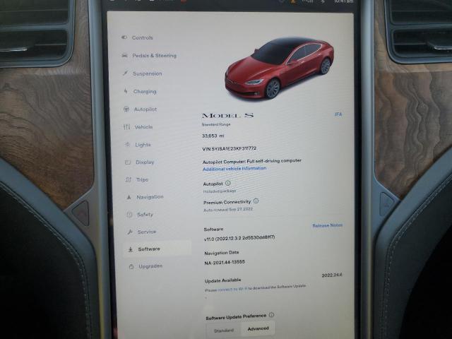 Photo 8 VIN: 5YJSA1E23KF311772 - TESLA MODEL S 