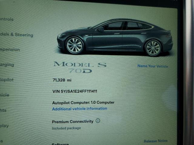 Photo 8 VIN: 5YJSA1E24FF111411 - TESLA MODEL S 