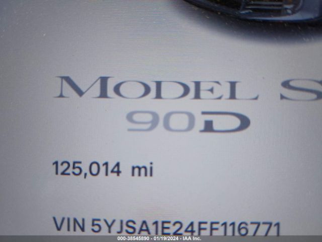 Photo 6 VIN: 5YJSA1E24FF116771 - TESLA MODEL S 