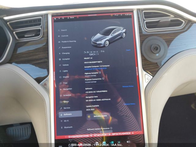 Photo 6 VIN: 5YJSA1E25FF118870 - TESLA MODEL S 