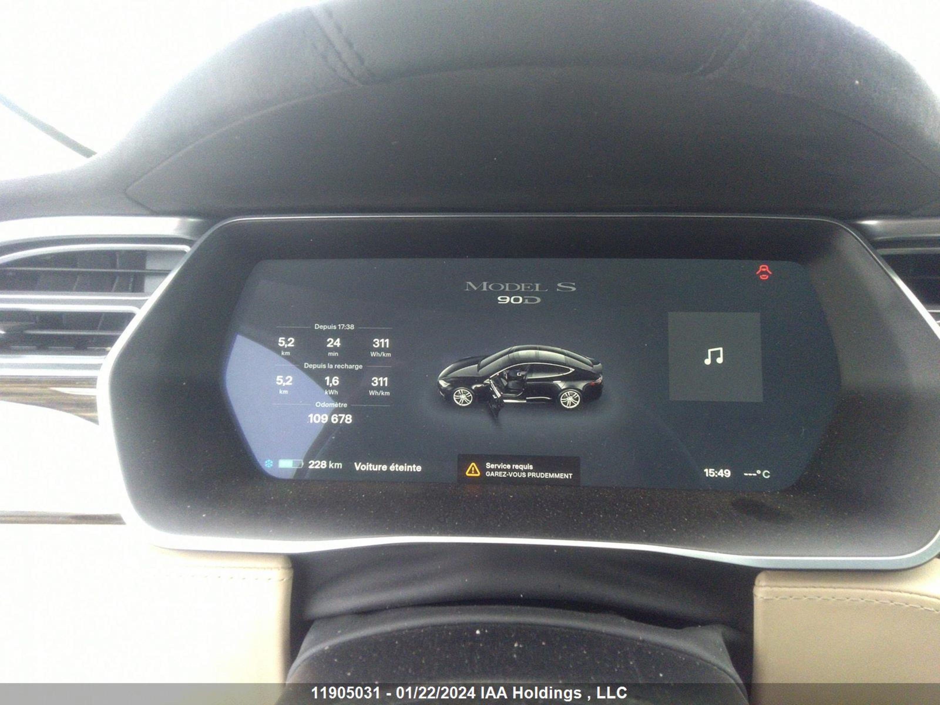 Photo 6 VIN: 5YJSA1E25GF126985 - TESLA MODEL S 